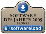 Bronze in der Softwareload "Software des Jahres 2009" Wahl