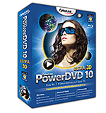 PowerDVD - 3D & Blu-ray DVD Player Software mit Steigerung zu HD für DVD und Video
