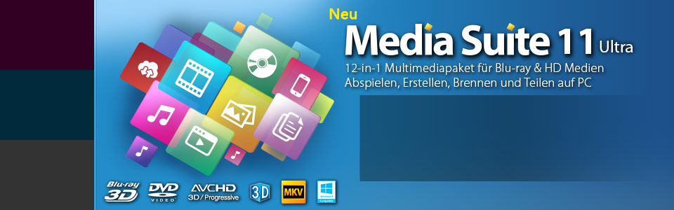 Media Suite 11 Ultra - Bestes All-in-one Multimediapaket für PC