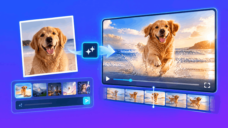 Bild-zu-Video: Bild in Video umwandeln